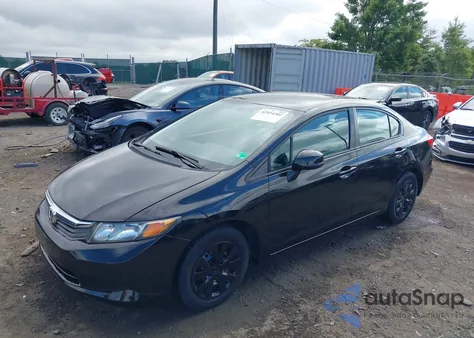 2012 Honda Civic Lx from USA, damaged, VIN 19XFB2F52CE391456